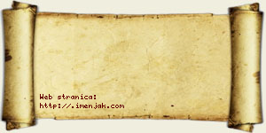 Natalija Adamović vizit kartica